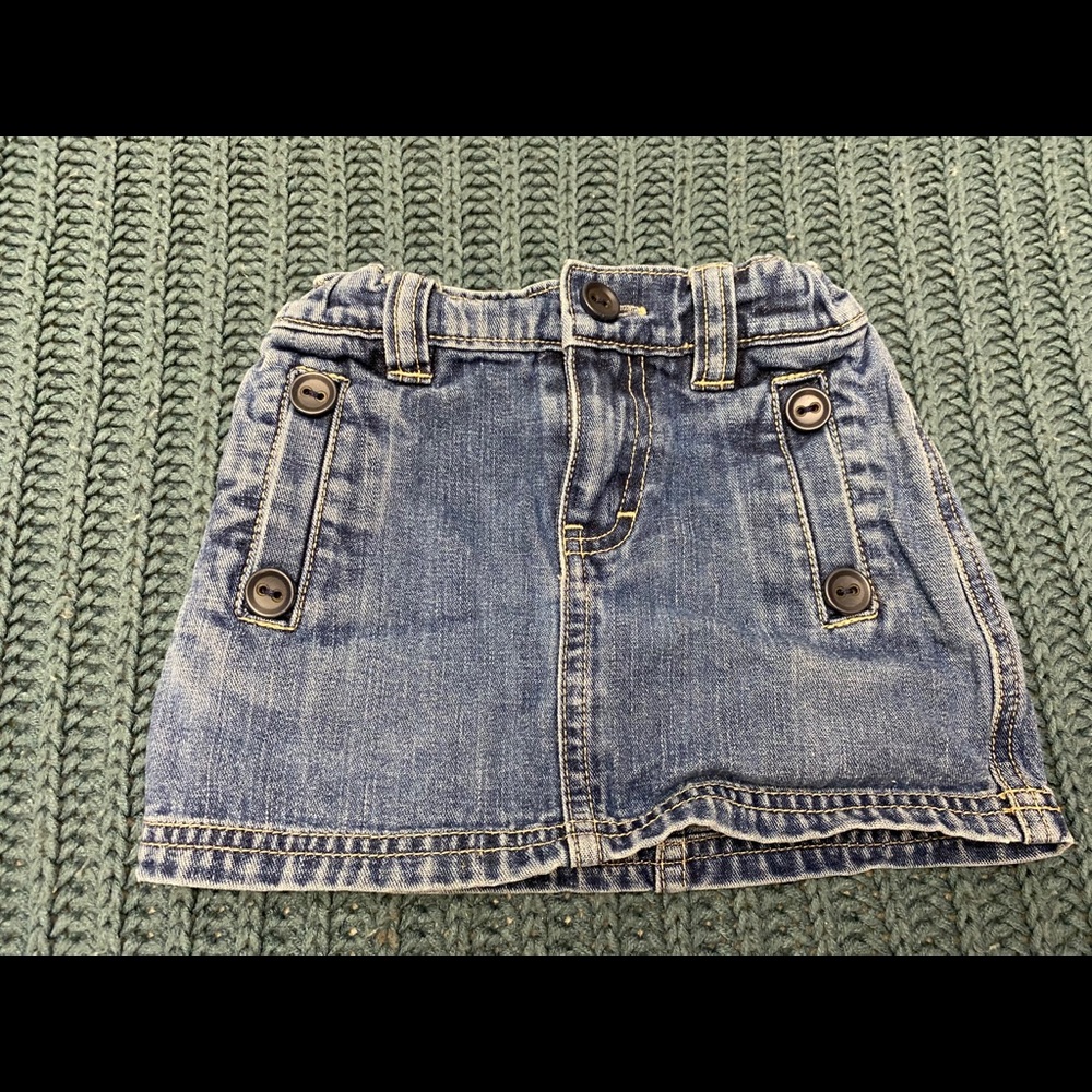 Girl denim skirt